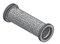 ISO-MF Braided Metal Vacuum Hose