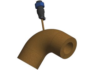 90 Degree Elbow 240 VAC Polyimide Heater Jackets 90 Degree Elbow 240 VAC Polyimide Heater Jackets