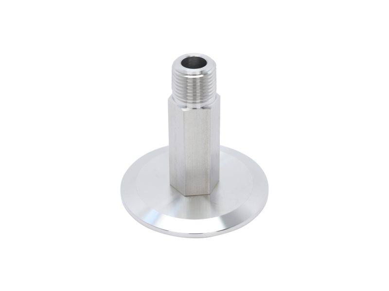 Stainless Steel ISO-KF to NPT-M Pipe Adapters