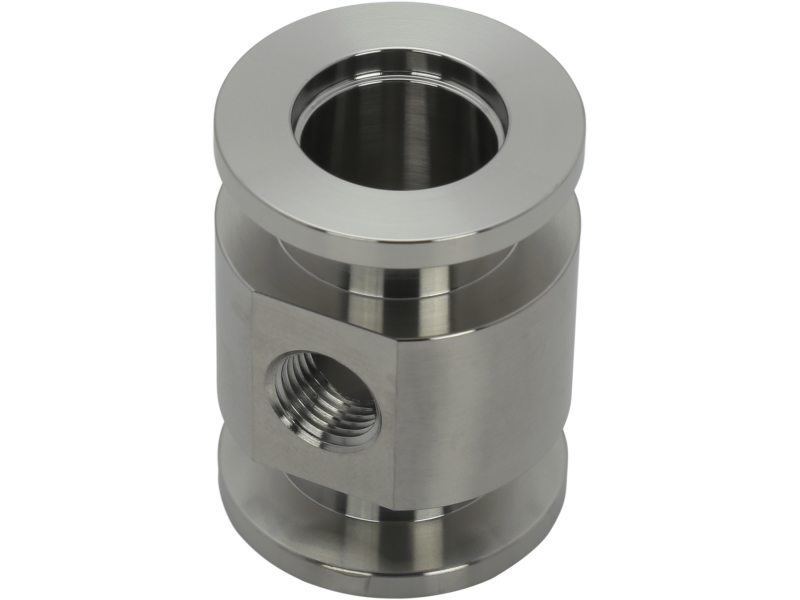 Stainless Steel ISO-KF to NPT-F Pipe Adapter Tees