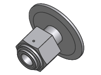ISO-KF Flange to VCR-F Adapters