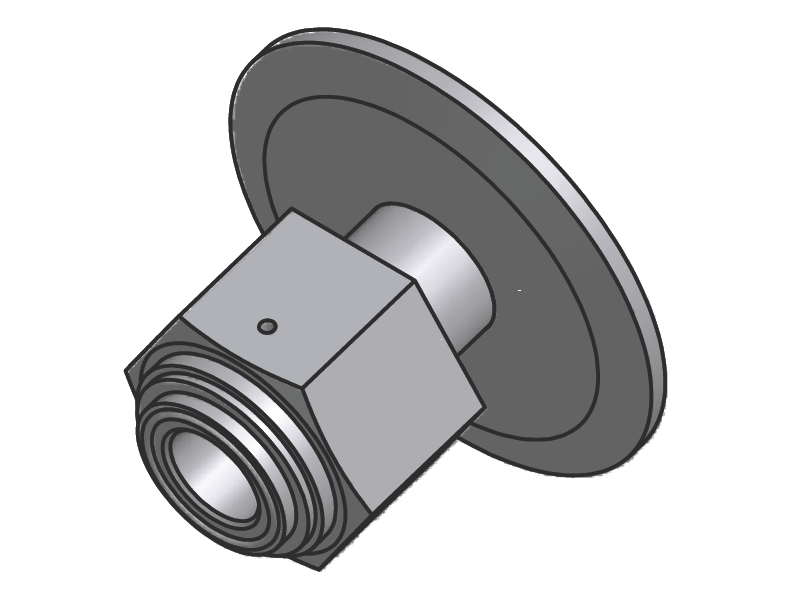 ISO-KF Flange to VCR-F Adapters