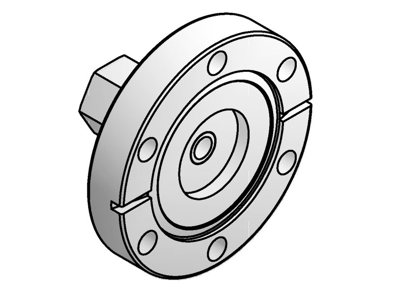 CF UHV Flange to Female VCR Adapters