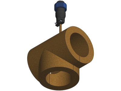 120 VAC Polyimide Tee Fitting Heater Jackets