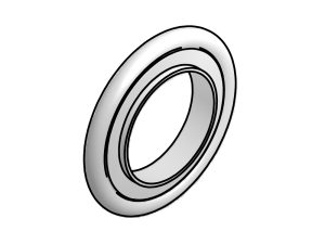 ISO-KF Aluminum Adaptive Centering Rings with Buna-N O-Ring
