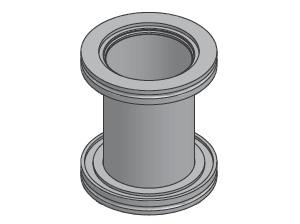 ISO-MF Flange Full Nipple Fittings