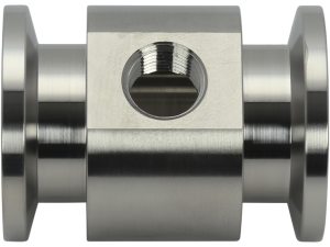 Stainless Steel ISO-KF to NPT-F Pipe Adapter Tees