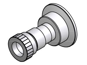 ISO-KF Flange to Pipe Compression Fitting Adapters
