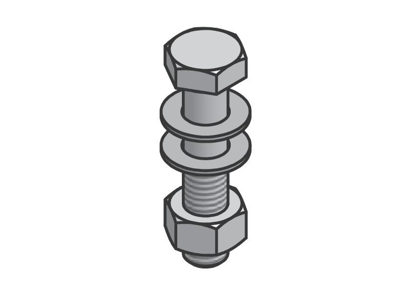 CF Flange Bolt and Nut Sets