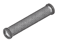 ISO-MF Thick Wall Metal Vacuum Hose