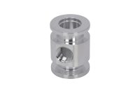 Aluminum ISO-KF to NPT-F Pipe Adapter Tees