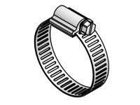 ISO-KF Flange PVC Hose Clamps