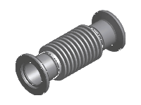 ISO-KF Flange Bellows Sections