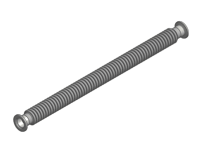 ISO-KF Thick Wall Metal Vacuum Hose