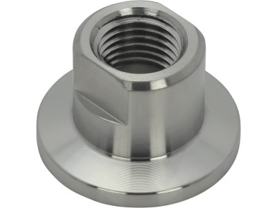 Stainless Steel ISO-KF to NPT-F Pipe Adapters
