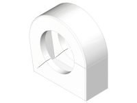 PTFE Flange Insulators for ISO-KF Wing Nut Clamped Flanges