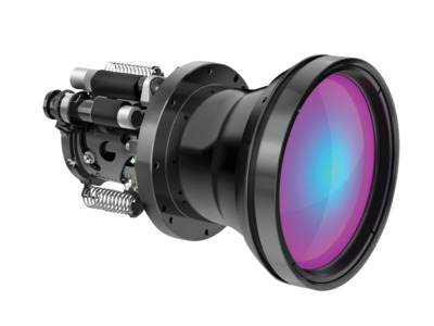 SupIR 30-385 mm f/5.5 Motorized Continuous Zoom MWIR Imaging Lenses SupIR 30-385 mm f/5.5 Motorized Continuous Zoom MWIR Imaging Lenses