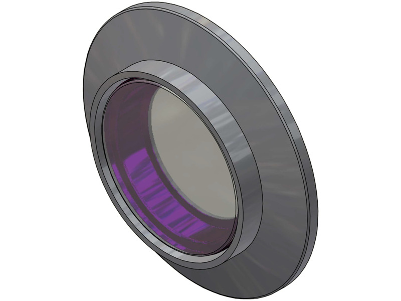 ISO-KF Vacuum Flange Viewing Ports