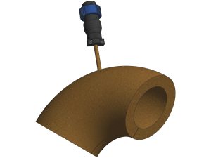 90 Degree Elbow 240 VAC Polyimide Heater Jackets