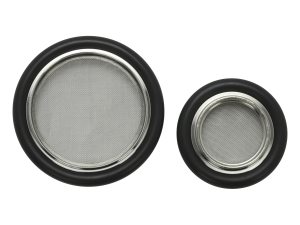 ISO-KF Stainless Steel Centering Ring with Screen